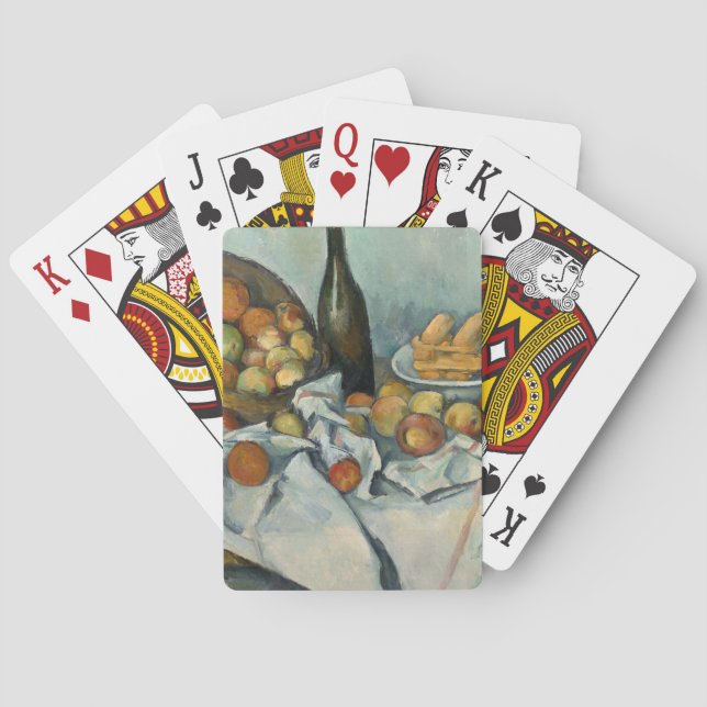 Baraja De Cartas Cezanne Basket Apples Impresionsionist Art (Reverso)