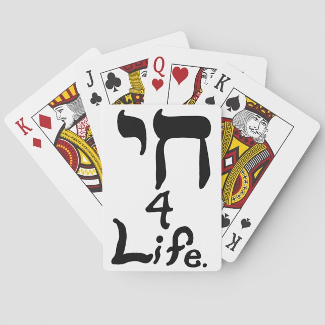 Baraja De Cartas Chai 4 Life Playing Cards (Reverso)