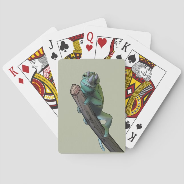 Baraja De Cartas Chameleon de Cute Jackson (Reverso)