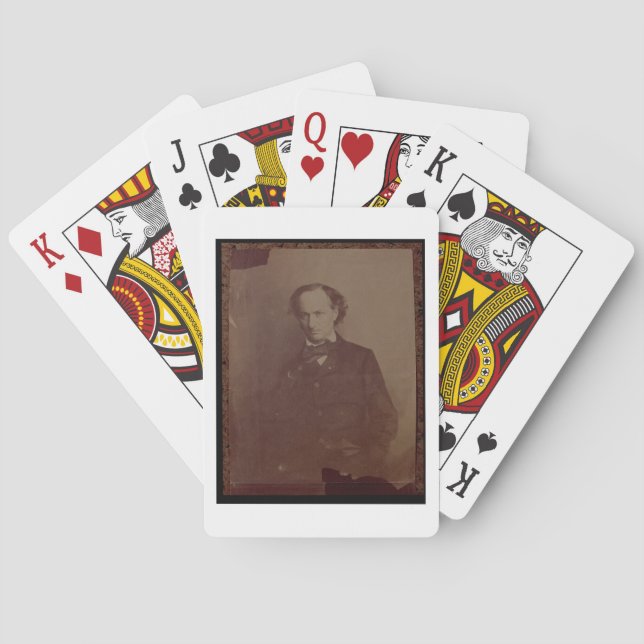 Baraja De Cartas Charles Baudelaire (1820-1867), poeta francés, esc (Reverso)