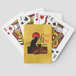Baraja De Cartas Chat Noir y Café Noir