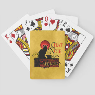 Baraja De Cartas Chat Noir y Café Noir