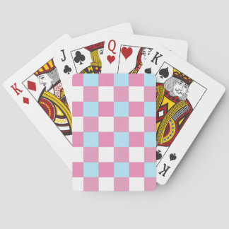 Baraja De Cartas Checkerboard Pattern 