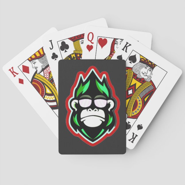Baraja De Cartas Cheeky Chimp (Reverso)