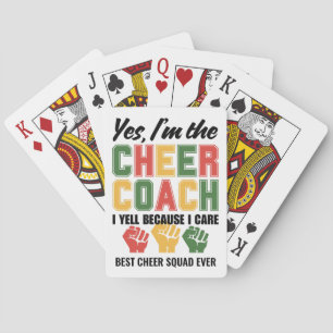 Baraja De Cartas CHEER COACH YO GRITO Porque me importa un Personal