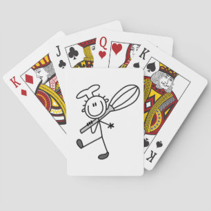 Baraja De Cartas Chef de Palitos con Batidor