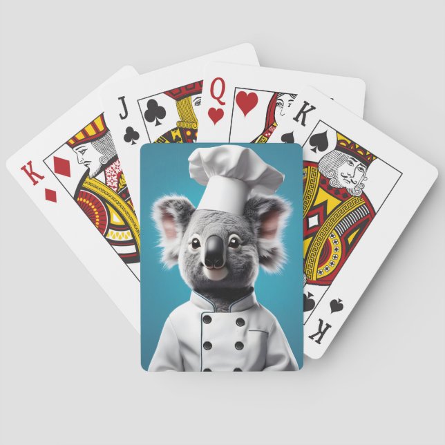 Baraja De Cartas Chef Koala (Reverso)