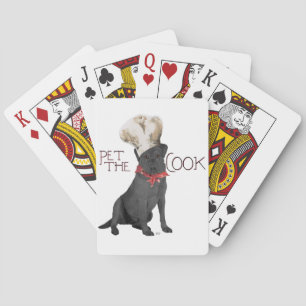 Baraja De Cartas Chef Labrador Retriever Negro