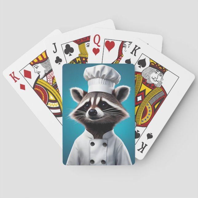 Baraja De Cartas Chef Raccoon (Reverso)