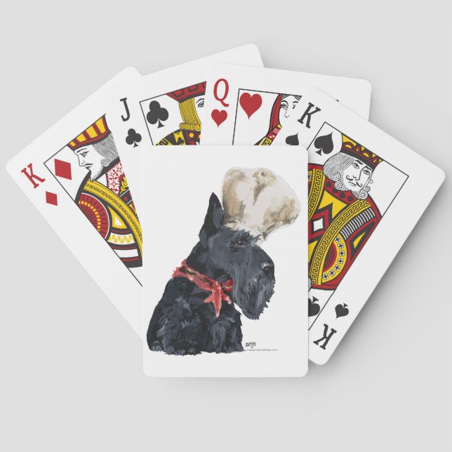 Baraja De Cartas Chef Terrier Escocés (Reverso)