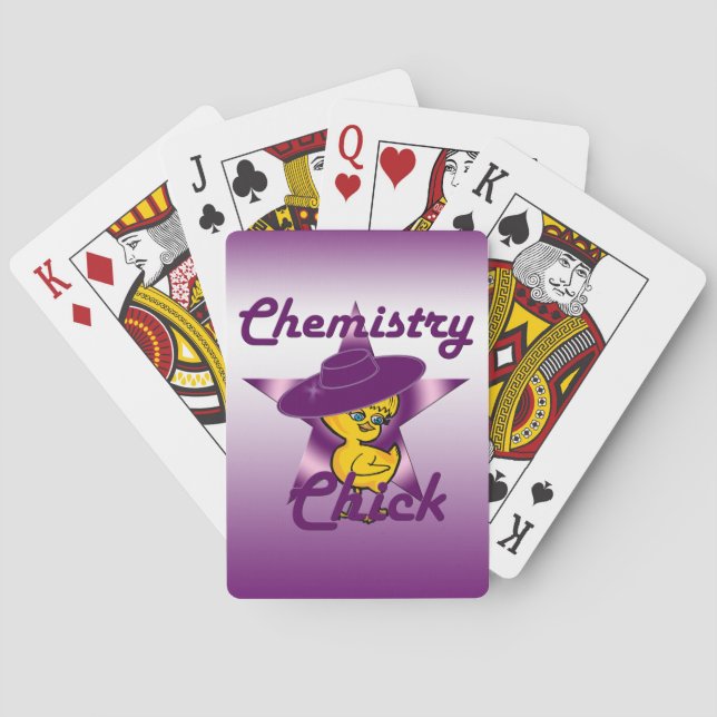 Baraja De Cartas Chemistry Chick #9 (Reverso)
