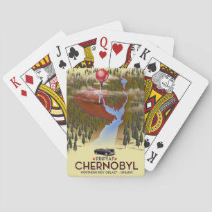 Baraja De Cartas Chernóbil, Pripiat, Ucrania Impresión de viaje