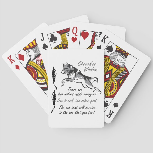 Baraja De Cartas Cherokee Wisdom (Reverso)