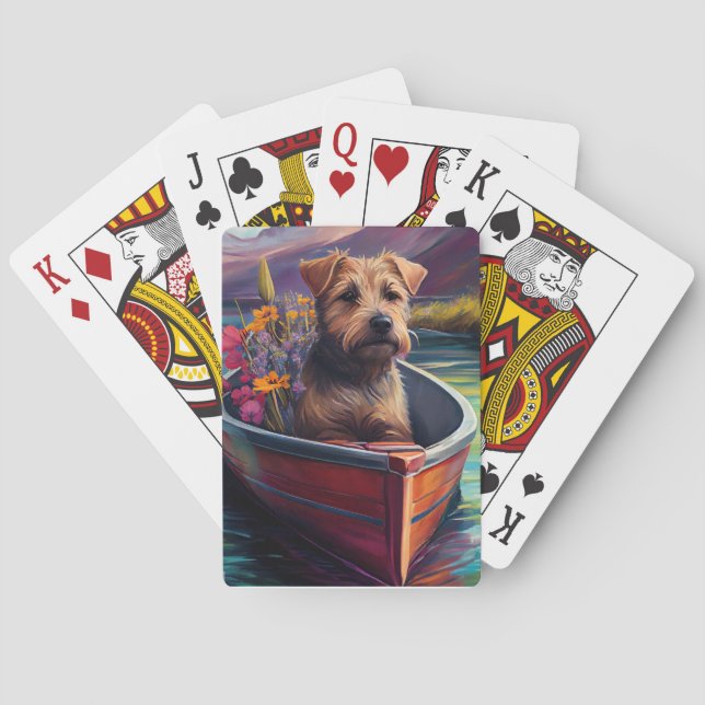 Baraja De Cartas Chesapeake en un remo: Una aventura escénica (Reverso)