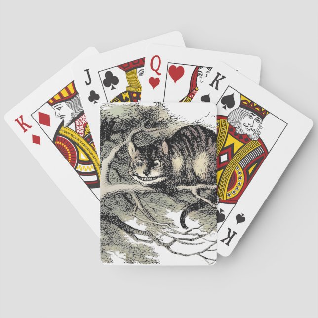 Baraja De Cartas Cheshire Cat Alice Wonderland Classic (Reverso)