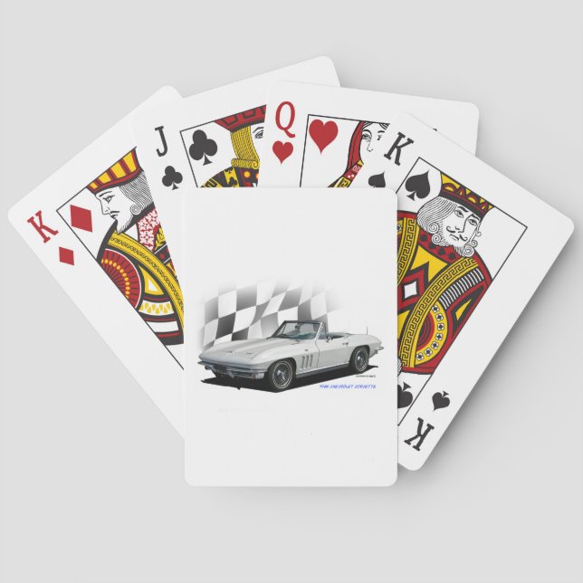 Baraja De Cartas Chevrolet Corvette 1965 (Reverso)