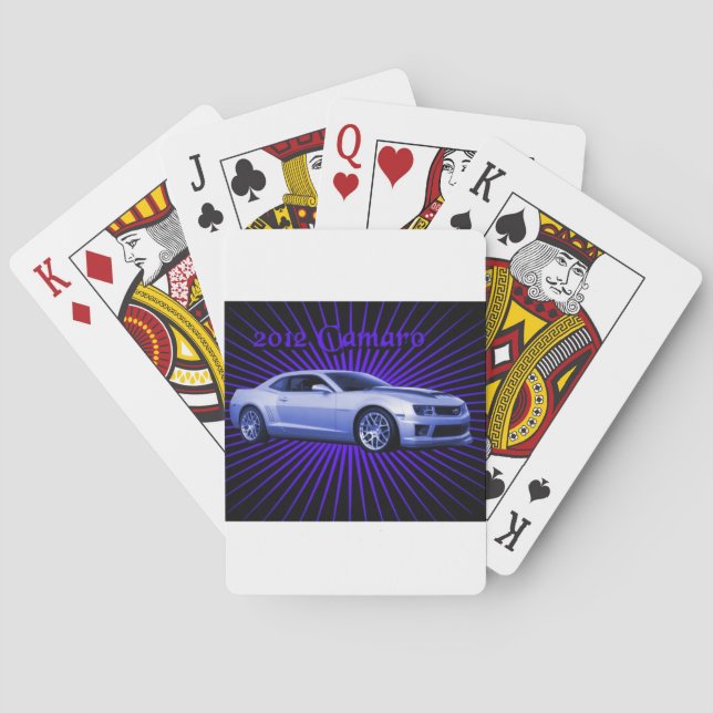 Baraja De Cartas Chevy: Camaro de 2012 (Reverso)
