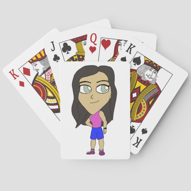Baraja De Cartas chibi  (Reverso)