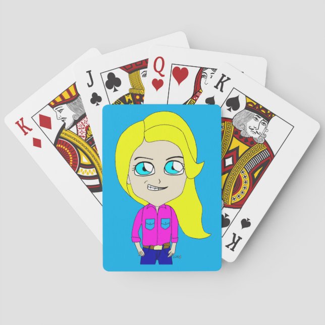 Baraja De Cartas chibi     (Reverso)
