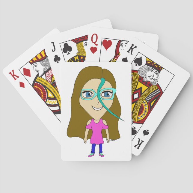 Baraja De Cartas chibi  (Reverso)