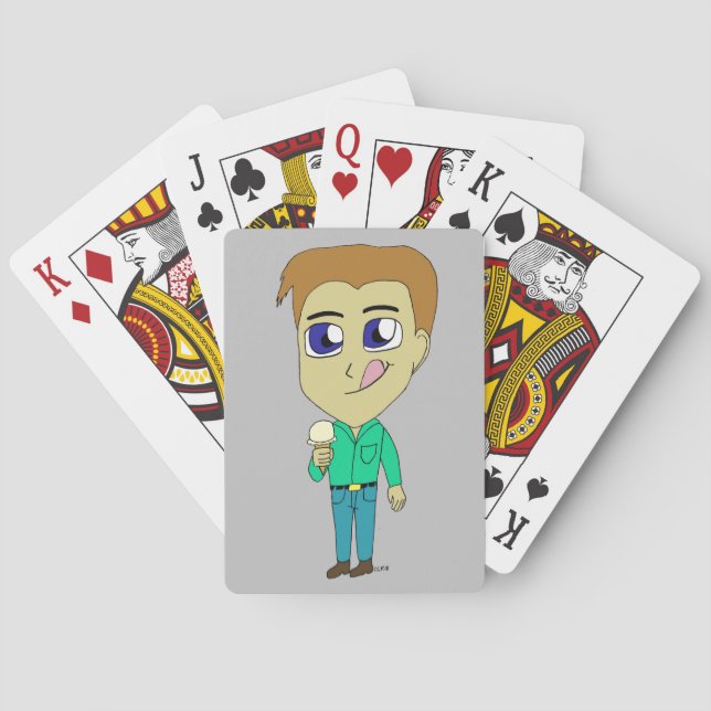 Baraja De Cartas chibi  (Reverso)