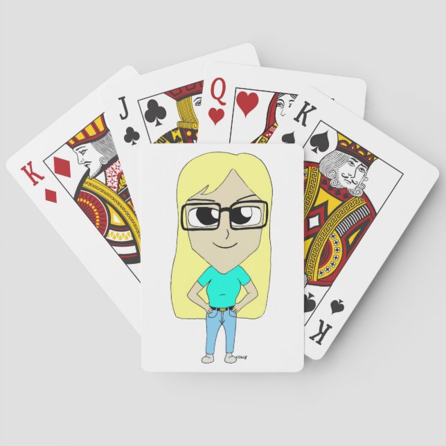 Baraja De Cartas chibi  (Reverso)