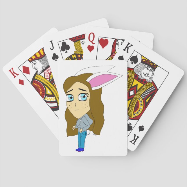 Baraja De Cartas chibi bunnygirl