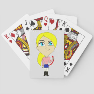 Baraja De Cartas chibi "mala" chica