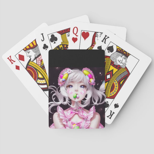 Baraja De Cartas Chica Anime de Pascua/Primavera (Reverso)