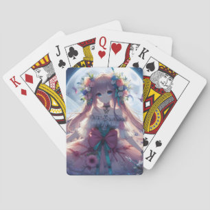 Baraja De Cartas Chica Anime Flor Luna Hada
