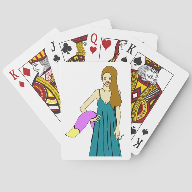 Baraja De Cartas chica astuta (Reverso)