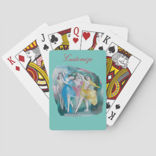 Baraja De Cartas Chica Ballerina Dancers Thunder_Cove