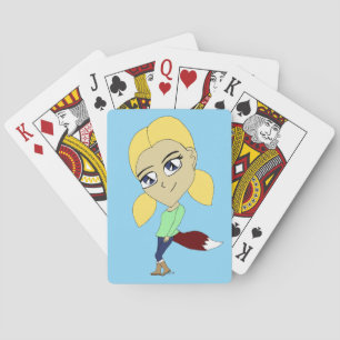 Baraja De Cartas chica chibi zorro