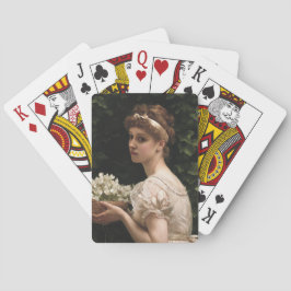 Baraja De Cartas Chica con flores de arce (por Edward Poynter)