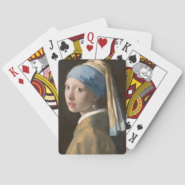 Baraja De Cartas Chica con Pearl Earring (Reverso)