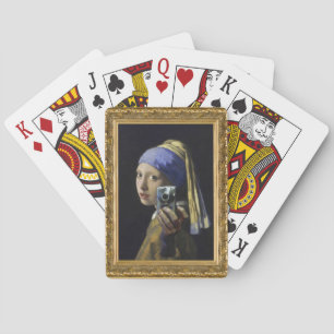 Baraja De Cartas Chica con Pearl Earring - Autodisparo