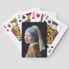 Baraja De Cartas Chica con perlas de 1665 Johannes Vermeer