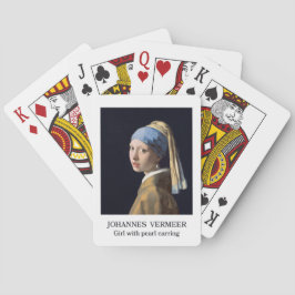 Baraja De Cartas Chica con perlas de 1665 Johannes Vermeer