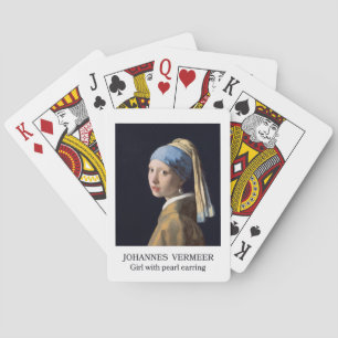 Baraja De Cartas Chica con perlas de 1665 Johannes Vermeer