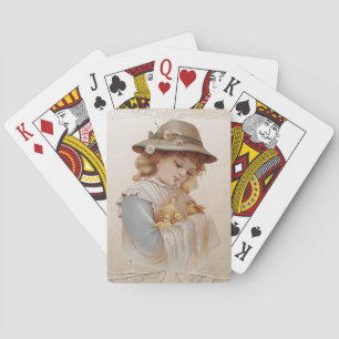 Baraja De Cartas Chica con pollos para bebés