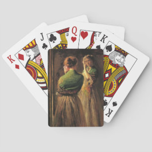 Baraja De Cartas Chica con un Shawl Verde (por Joseph DeCamp)