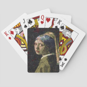 Baraja De Cartas Chica Con Una Parodia De Bella Artes De Fresas