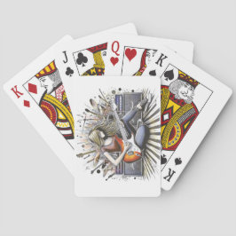 Baraja De Cartas Chica con vibraciones musicales