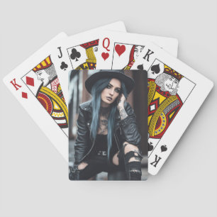 Baraja De Cartas Chica de gótico en pensamiento profundo