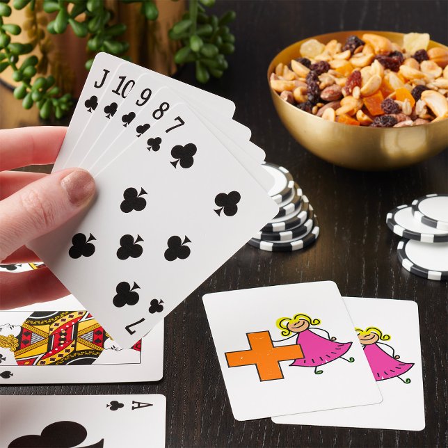 Baraja De Cartas Chica de la figura de palo con Rótulo Plus (Subido por el creador)