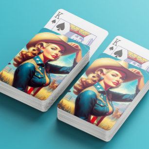 Baraja De Cartas Chica de Rodeo Antiguo