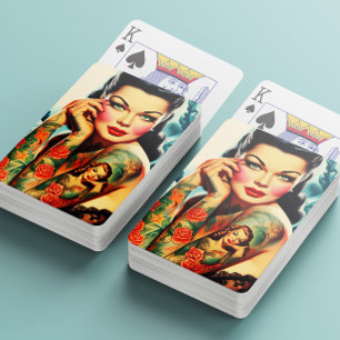 Baraja De Cartas Chica de Tatuajes Clásicos