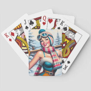 Baraja De Cartas Chica de Winter Pin-up