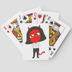 Baraja De Cartas chica diablo chibi