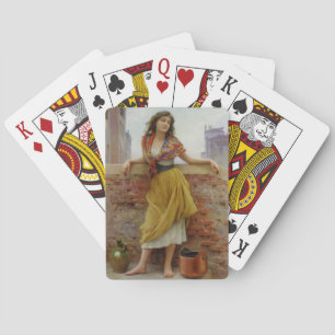 Baraja De Cartas Chica italiano de transporte de agua